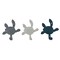 Cast Iron Sea Turtle Wall Hook Set – Blue, Gray, White, Indoor/Outdoor Use